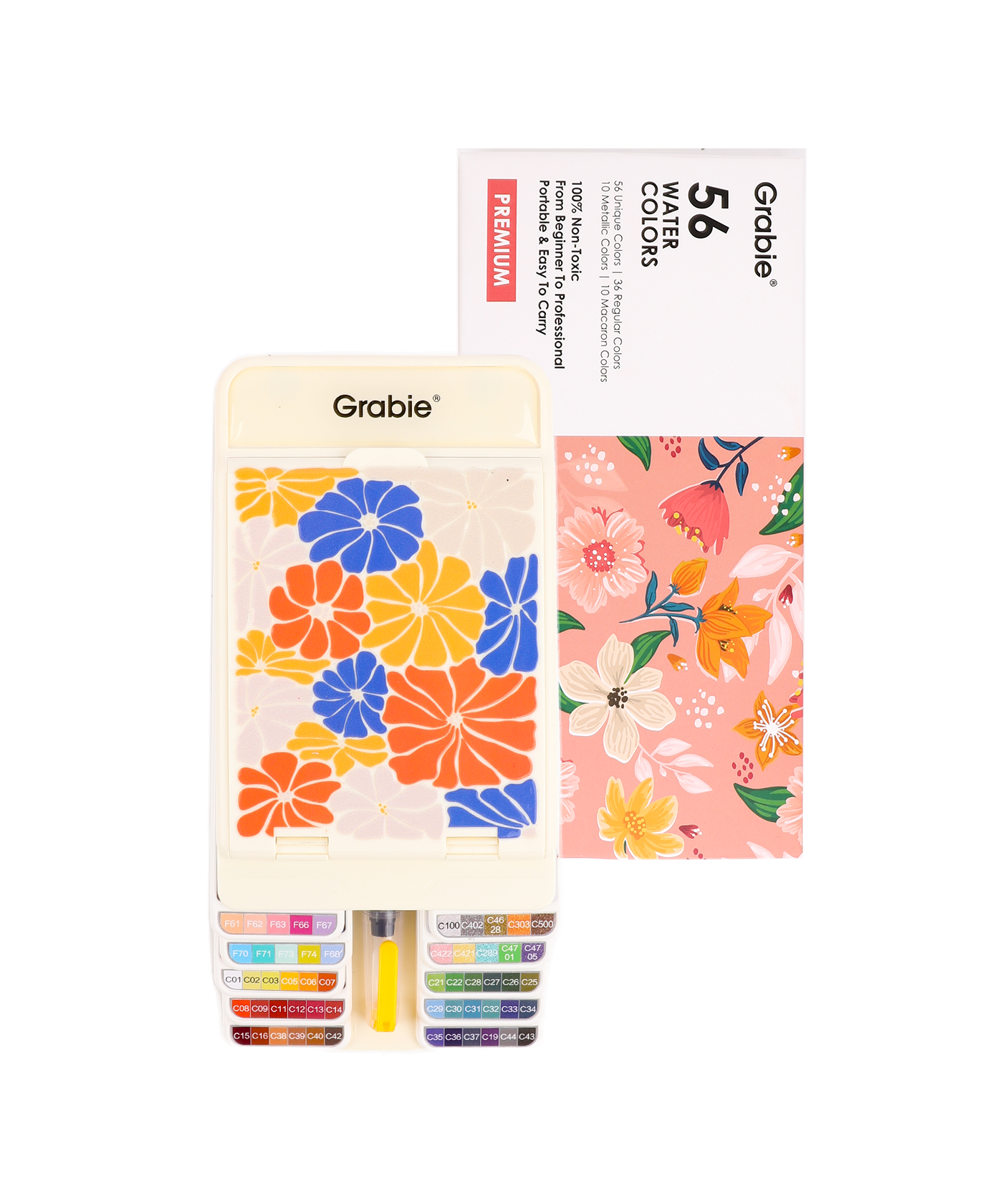 Grabie 56 Color Watercolor Set
