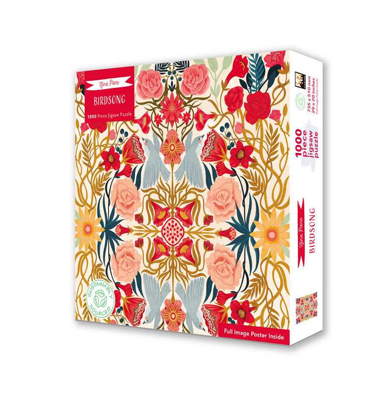 Adult Sustainable Jigsaw Puzzle Nina Pace: Birdsong by