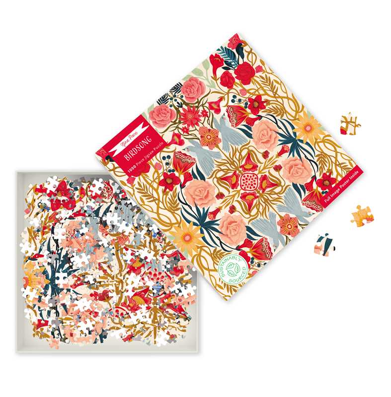 Adult Sustainable Jigsaw Puzzle Nina Pace: Birdsong by