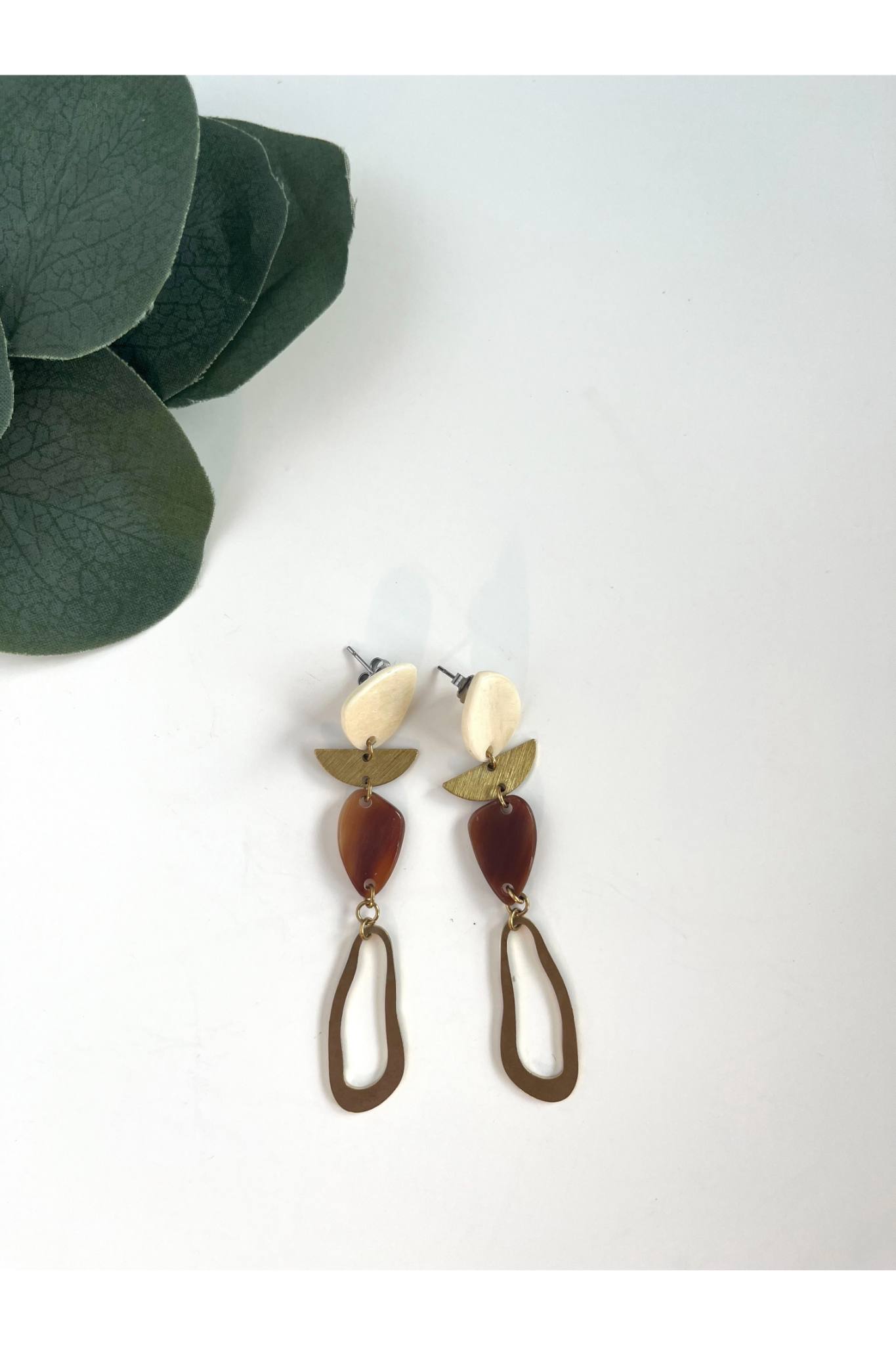 katia horn earrings