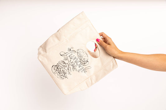 Organic Cotton Lunch Tote Bag