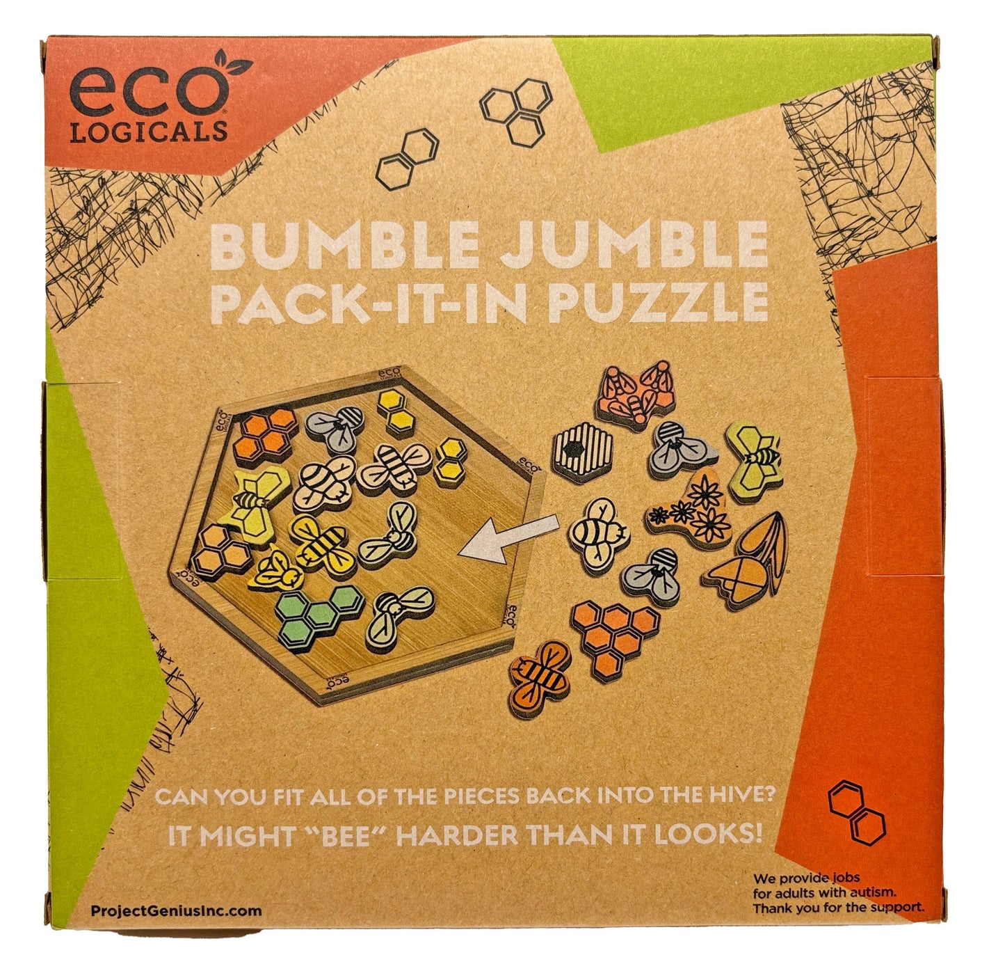 Ecologicals Bumble Jumble Bamboo Puzzle
