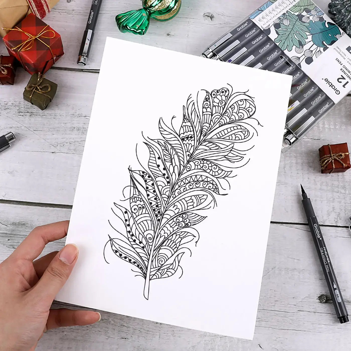 Fineliner Drawing Pen Set Of 12