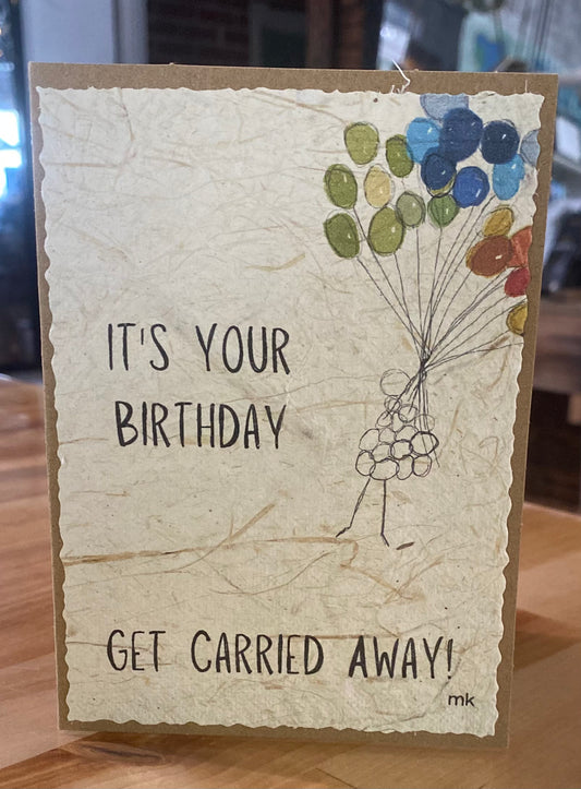 Banana Paper Birthday Cards