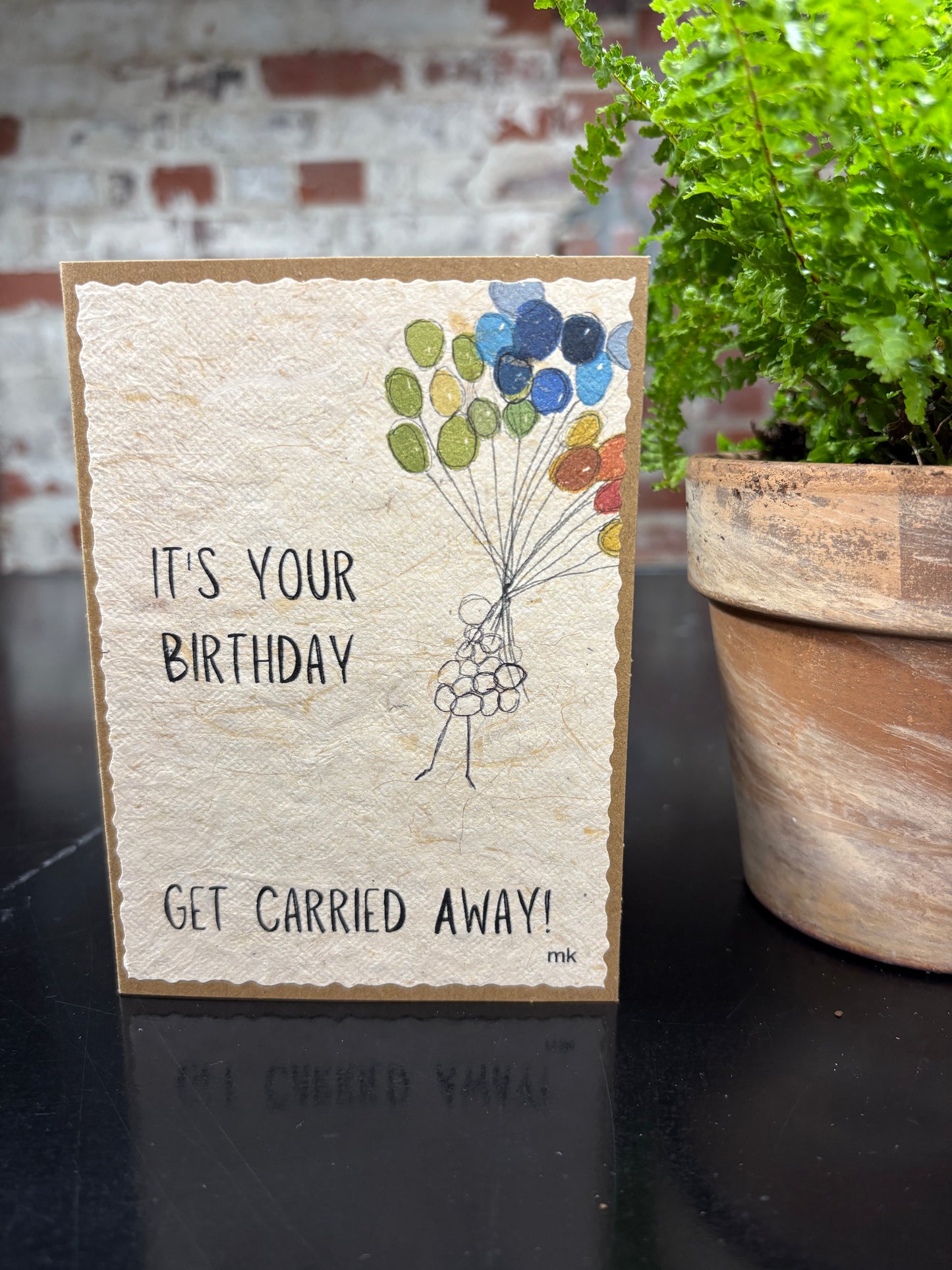 Banana Paper Birthday Cards