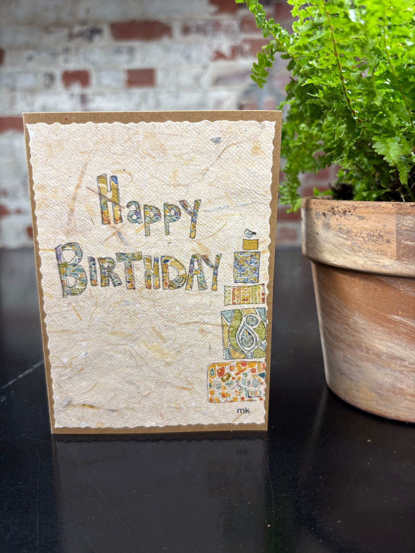 Banana Paper Birthday Cards