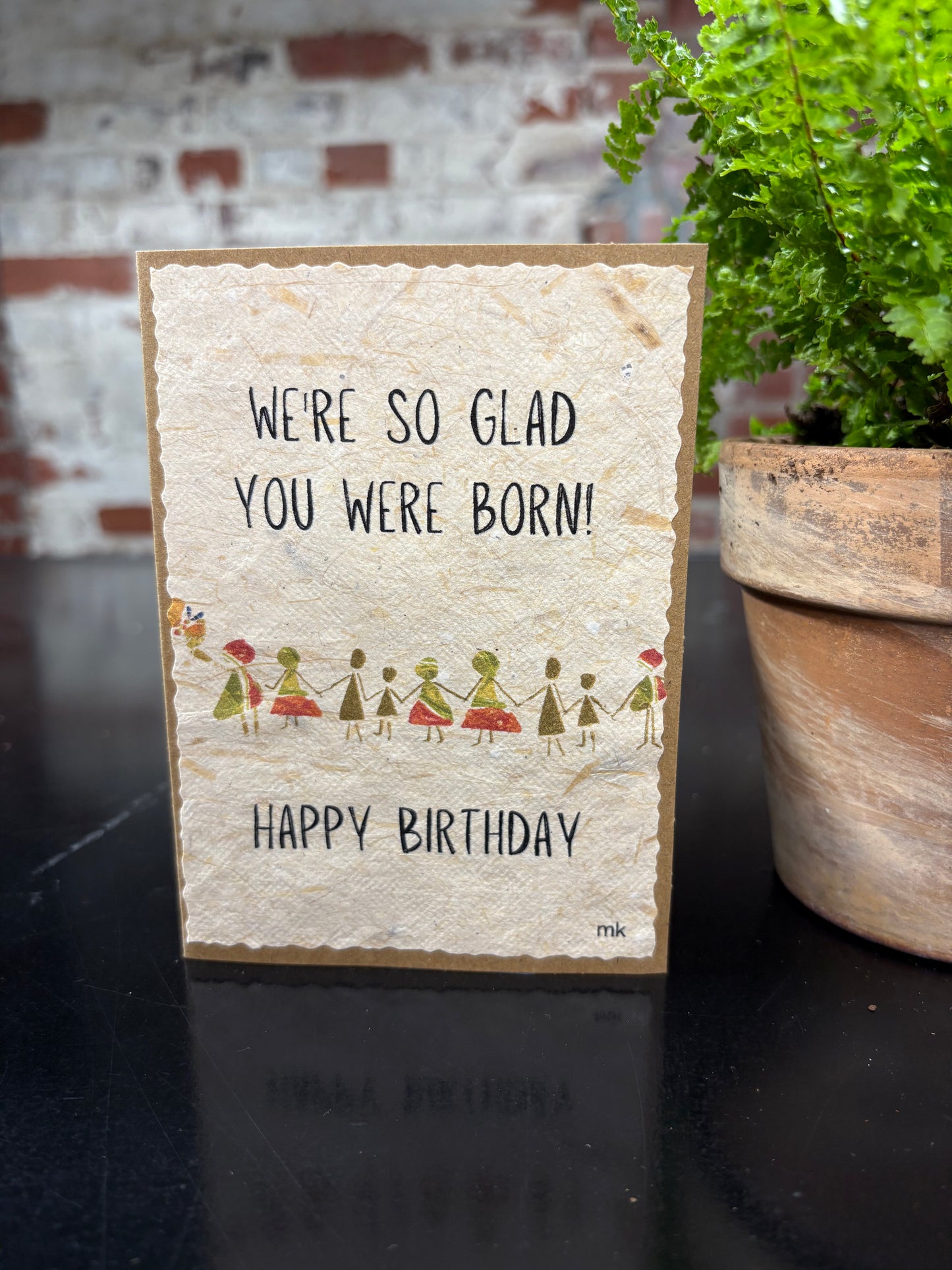 Banana Paper Birthday Cards
