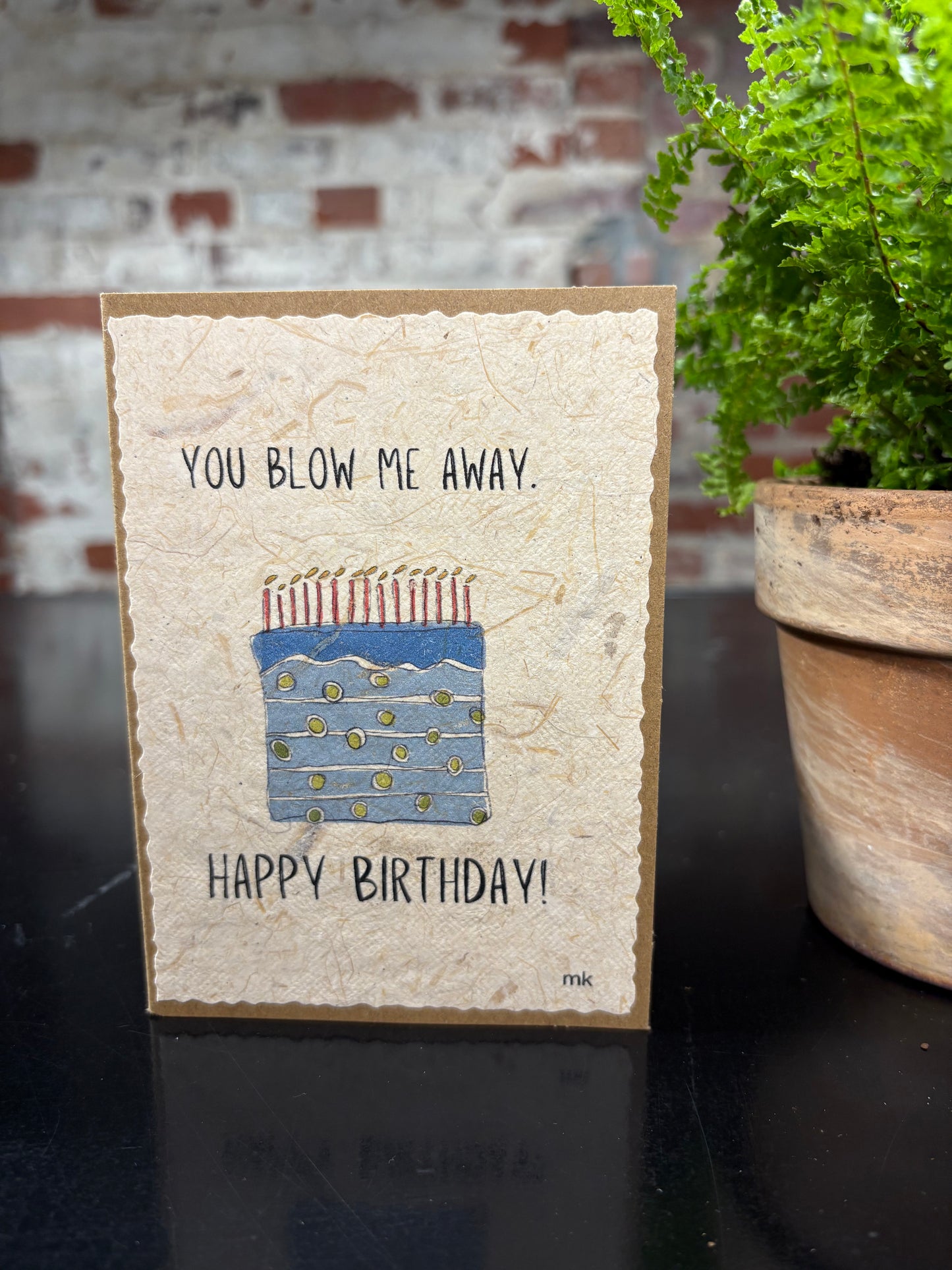 Banana Paper Birthday Cards