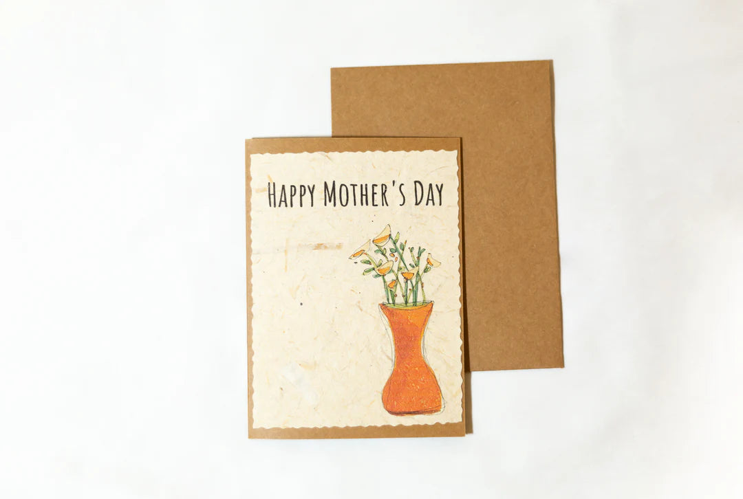 Banana Paper Card - Mothers Day