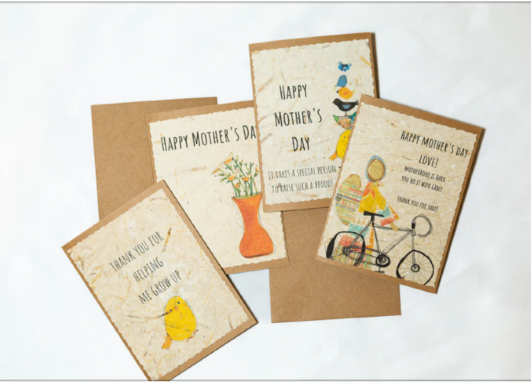 Banana Paper Card - Mothers Day