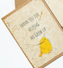 Banana Paper Card - Mothers Day