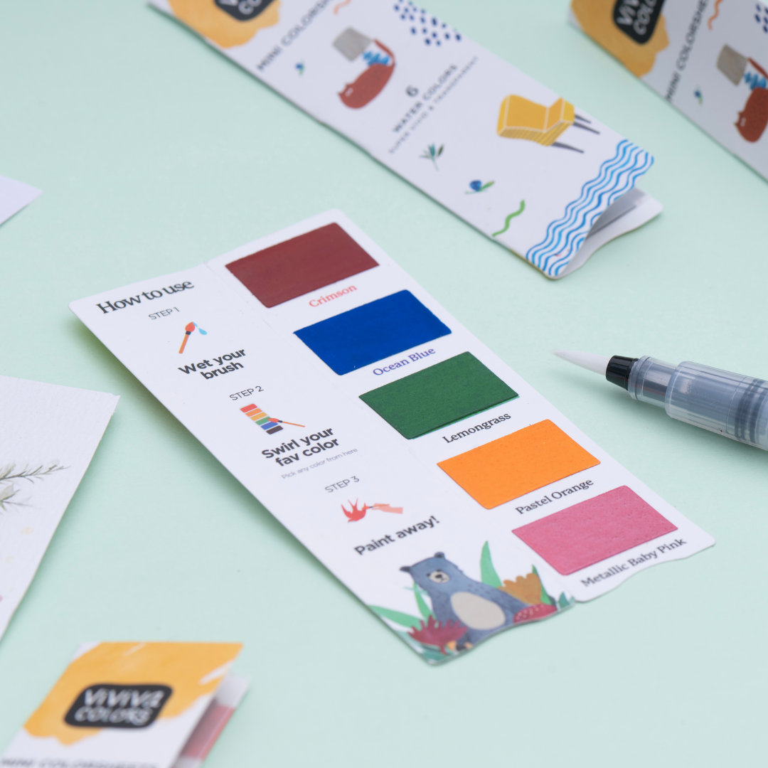 Mini Colorsheets – New (Pack of 25) | Art Kits | Event Swag