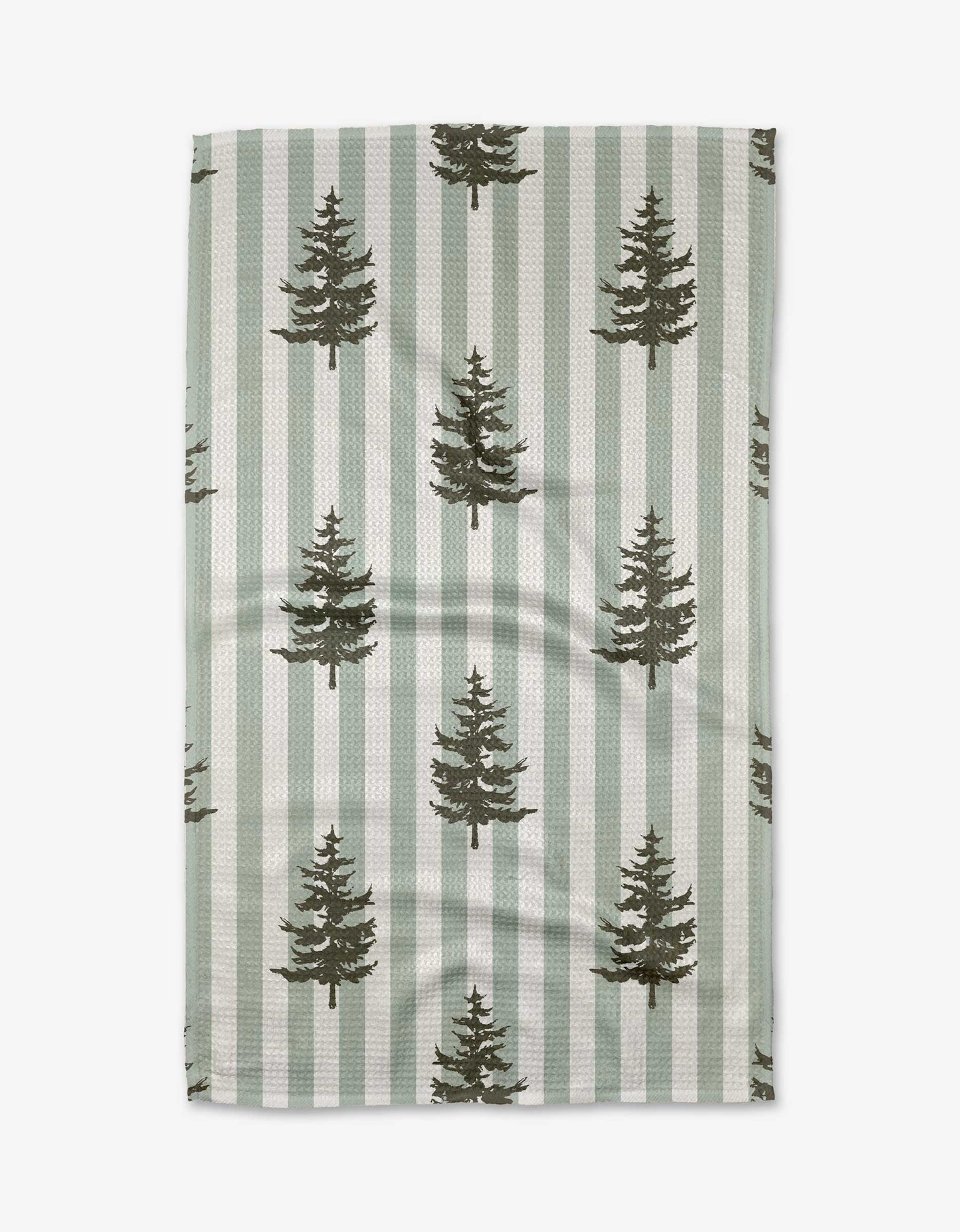Fir Real Geometry Tea Towel