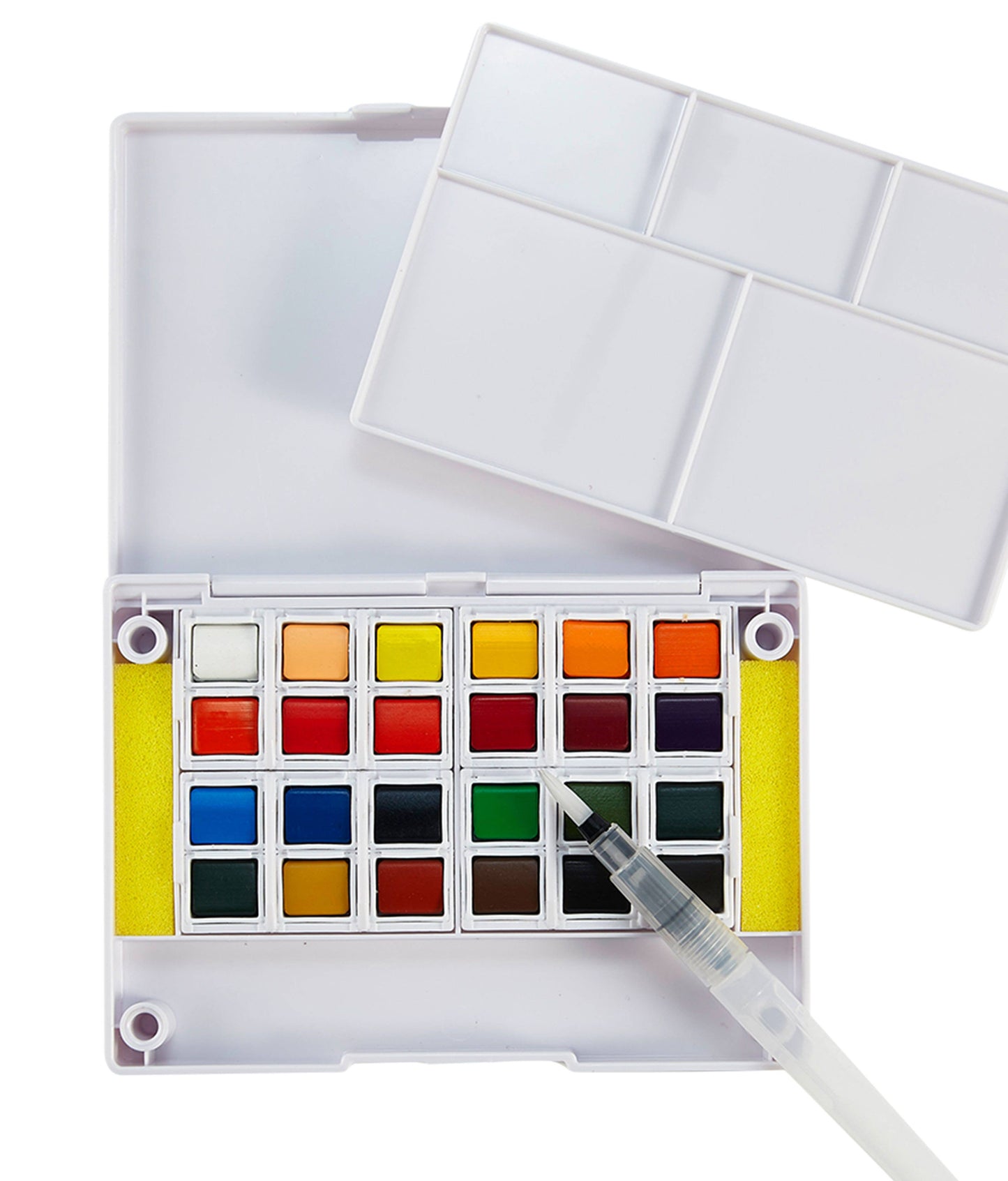 IHeartArt 24 Watercolors + Water Brush Pen