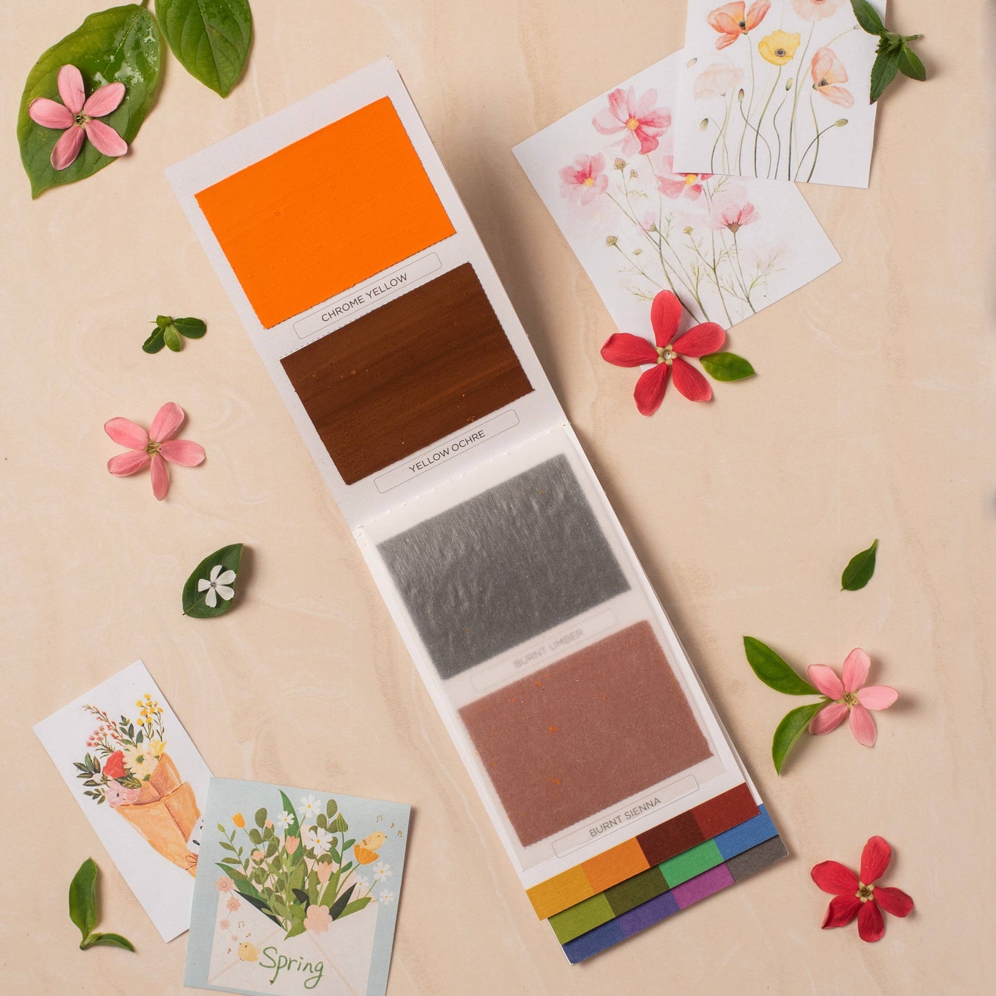 Original Colorsheets 16 | Travel Watercolor Set | Art Gift