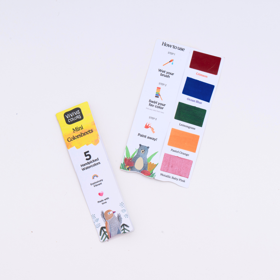 Mini Colorsheets – New (Pack of 25) | Art Kits | Event Swag