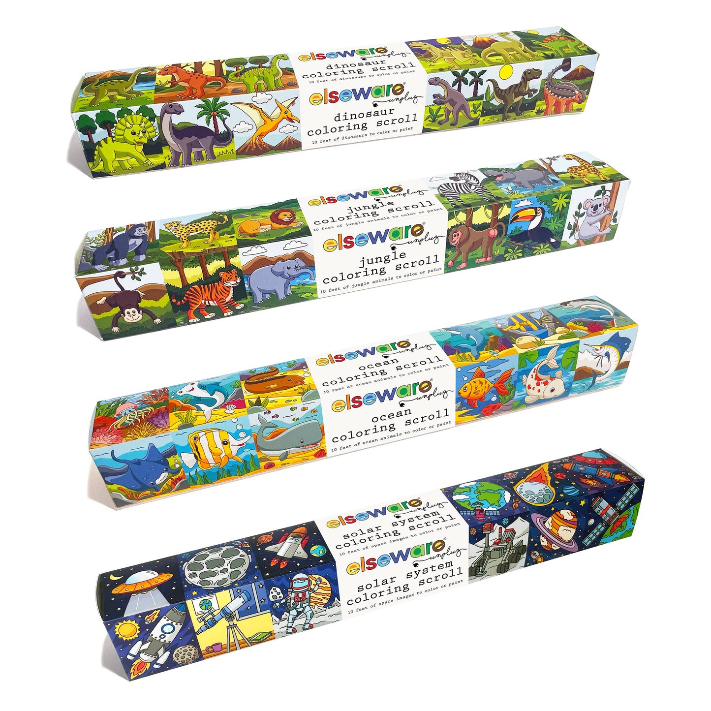 Coloring Scrolls - Ocean - 10ft with Adhesive Back