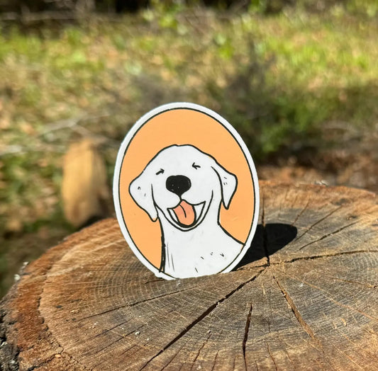 Brave Dog Sticker