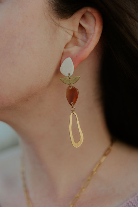 katia horn earrings